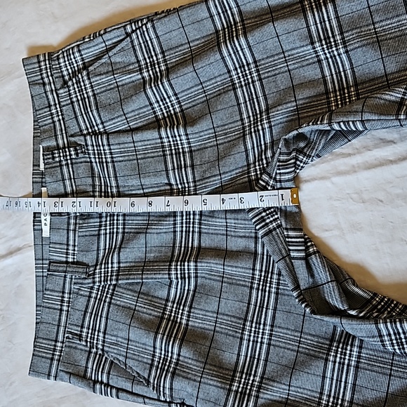 PaCsun slim chino gray plaid trouser pants size 34 - Picture 13 of 17